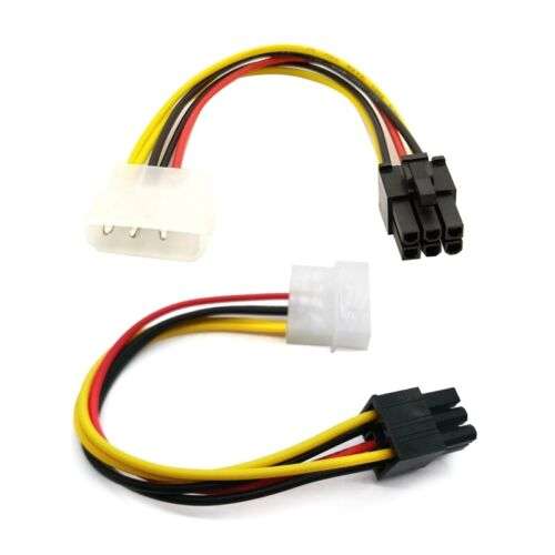 4-Pin to 6-Pin PCI-E Adapter Cable: Power Your GPU for Enhanced Graphics Performance