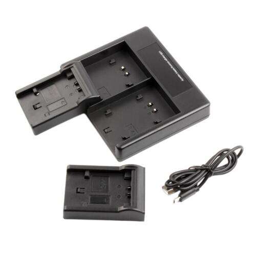 Dual-Channel Smart Charger Dock for NP-FV100 Batteries - Quickly Charge Your Camera Batteries