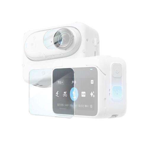 Insta360 GO 3 HD Tempered Glass Screen Protector: Ultimate Scratch & Impact Protection for Your Action Camera.