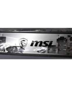 Alternative view of MSI B460M-A PRO/ B460M BOMBER Motherboard IO Shield Backplate for Secure & Stylish PC Build.