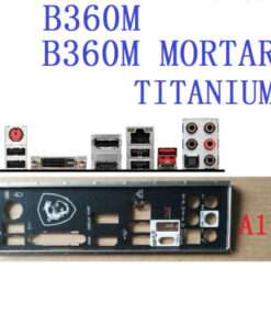 MSI B360M Mortar/Z360M Mortar Motherboard I/O Shield Backplate: Protect and Enhance Your PC Build.