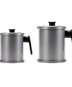 Oil Storage Tank Jug for Kitchen Cooking - Filter Oil for Cleaner Meals