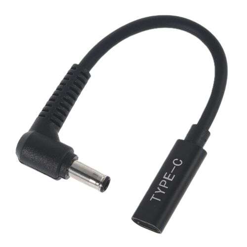 Type-C Female to 5.0x1.0mm Extension Cord Adapter for Charging and Data Transfer.