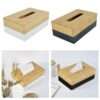 Modern Tissue Box Holder for Desk, Car, and Home - Stylish Facial Tissue Dispenser