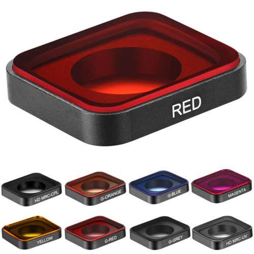 GoPro Hero 5/6/7 Optical Glass UV CPL Graduated Color 15X Macro Lens Filter for Enhanced Photography.