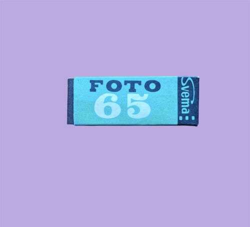 Vintage Soviet SVEMA FOTO 65 120 Film Roll: Capture Classic Medium Format Shots with USSR 6x6 Film.