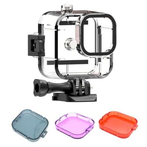 Ultimate Underwater Protection: 3-Color Dive Filter Housing for GoPro HERO 11 Mini
