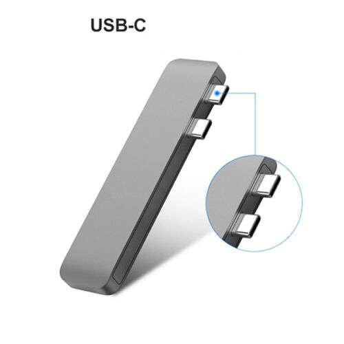 6-in-1 Multiport Adapter Cable with TF, SD, USB 3.0 for Macbook Pro, Extend Your Connectivity Options