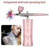 Professional Airbrush Nail Art Kit: 0.3mm Mini Spray Gun for Precise Designs