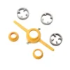 Professional 6-Piece NPT Die Set for PVC Threading - 1/2in, 3/4in, 1in Alloy Steel