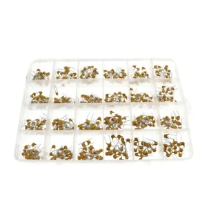 480 Piece 24-Type 50V Ceramic Capacitor Assortment for Electronics Projects and DIY Repairs