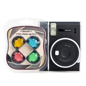 4-Color Close-Up Lens Filter Set for Fujifilm Instax Mini 40 Camera