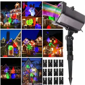 US Plug LED Projection Light for Festive Garden, Lawn, Stage, Home, and Outdoor Christmas Decor