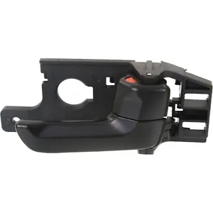 Black Plastic Interior Door Handle for 2005-2010 Kia Sportage (Front or Rear, RH Side)