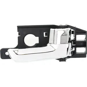 Chrome Plastic Interior Door Handle for 2005-2010 Kia Sportage Front or Rear RH Passenger Side.