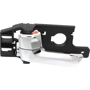 Chrome Plastic Interior Door Handle for 2005-2010 Kia Sportage (Front or Rear Left)