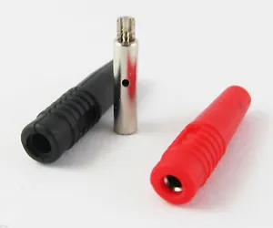 Versatile 2mm Copper Banana Female Jack Socket Connectors: Solder Type, Pack of 10, Dual-Colored for Diverse Applications