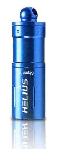 Ultra-Bright USB Rechargeable LED Keychain Flashlight: 130 Lumens, Waterproof, by Helius