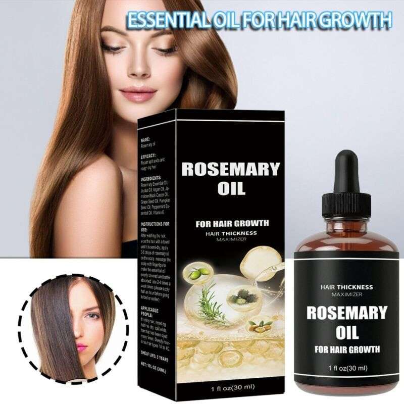 Rosemary Essential Oil for Abundant Hair Growth, Nourishment & Strength