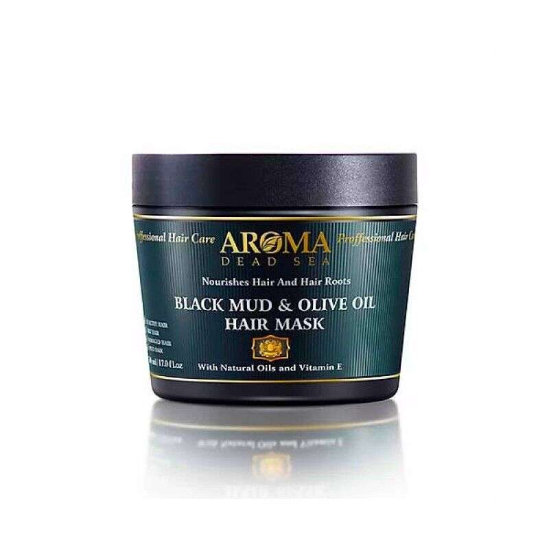Luxurious Mud Hair Mask with Revitalizing Olive Oil from Dead Sea (500ml)