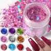 Sparkling Holographic Nail Glitter: Hexagonal Sequins for Eye-Catching Nail Designs