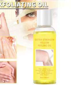 Yellow Peeling Oil: 100ml Exfoliating Treatment for Dark Skin Brightening and Radiance