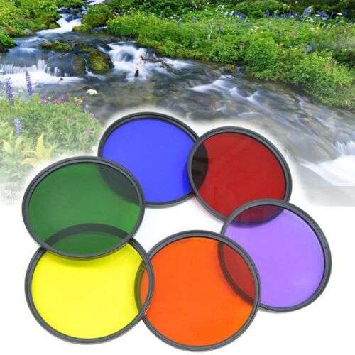 Full Color Filter Kit: Enhance Photography for Nikon Canon DSLR Cameras with 30-52mm Diameters