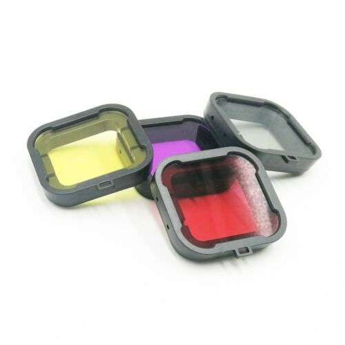 Enhance Your Underwater GoPro Shots with Vibrant 4-Piece Dive Lens Filter Kit for Hero 4 & 3+