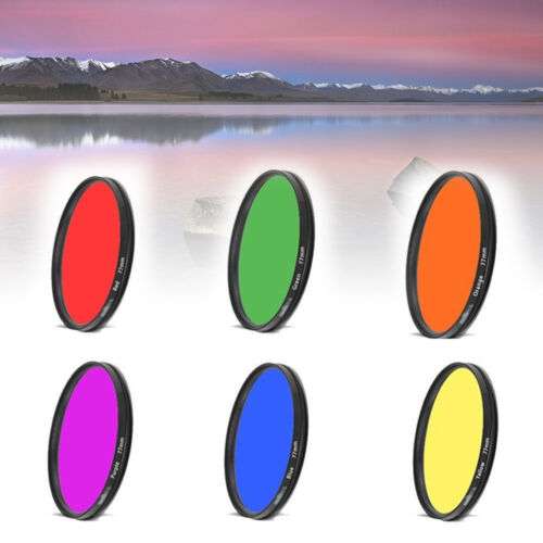 6-Pack Full-Color Camera Lens Filters: Enhanced Photography with Vibrancy and Clarity