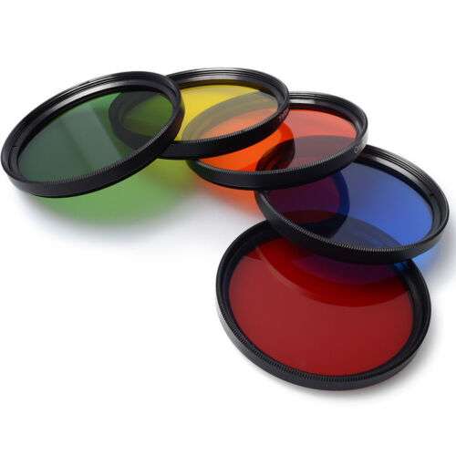 Color Your Shots: 30mm 6-Color DSLR Camera Lens Filter for Enhanced Photography