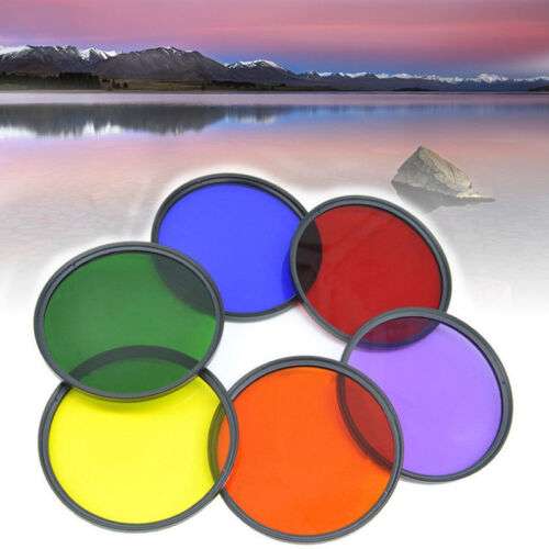 Full Color Graduated Lens Filter for Precise Color Adjustment and Saturation Control, 37mm - 82mm
