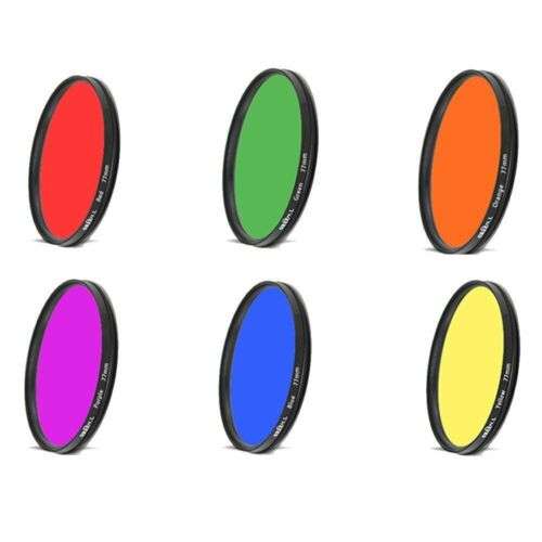Ultra-Vibrant 37mm Full Color Lens Filter for Enhanced Color Saturation in Photography