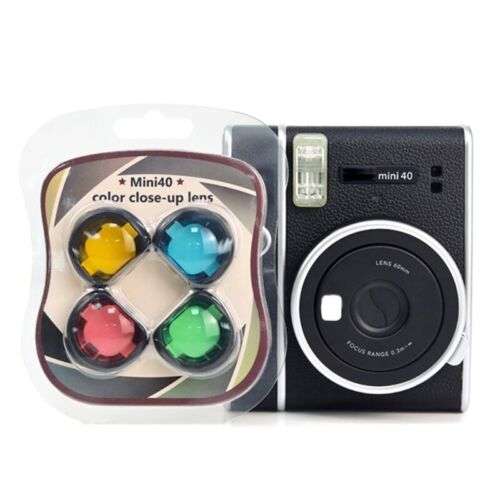 4-Color Lens Filters for Mini 40 Camera: Enhance Your Photography with Vibrant Hues