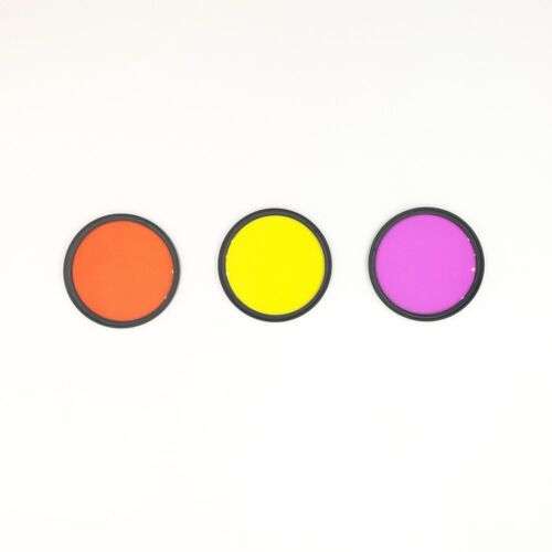 58mm Vibrant Underwater Diving Filter (Red, Yellow, Purple) for Nikon, Canon, and Sony DSLR Cameras