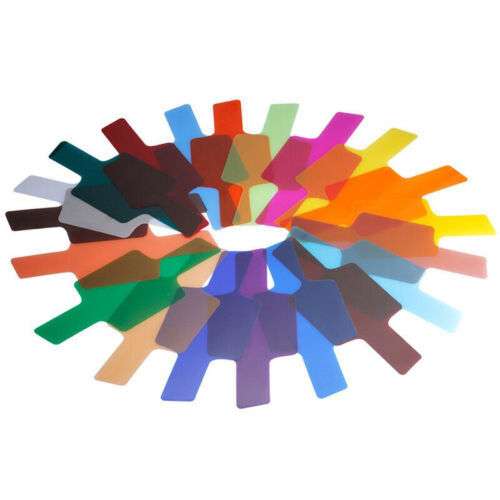 Radiant Light Enhancer: 20-Pack Flash Color Gels for Captivating Photography