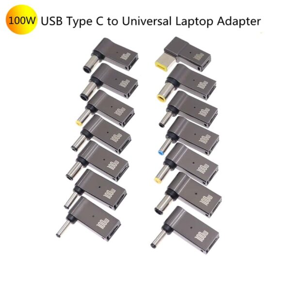 100W USB-C Fast Charging Adapter for Laptops - Universal for Dell, Asus, HP, Acer, Lenovo and More