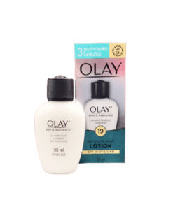 Olay White Radiance UV Whitening Lotion: Protects and Whitens Skin, SPF 19 UVA UVB, 30 ml x 2