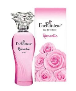 ENCHANTEUR Romantic Perfume for Women with Bulgarian Rose, White Jasmine, and Mandarin Scent, 50ml