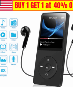Exceptional 2024 Portable Bluetooth MP3 Player: Premium Sound, FM Radio, and Recorder