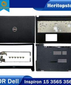 Complete Replacement LCD Back Cover, Bezel, Palmrest, and Bottom Case for Dell Inspiron 15 3565 3567 Laptops