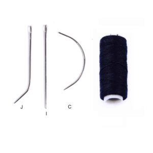 CJI Needles + Thread: Professional Quality for Wig Weaving, Hair Extensions, and Upholstery