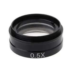 0.5X Barlow Lens for XDC-10A Microscope C-MOUNT Lens: Increase Field of View & Magnification