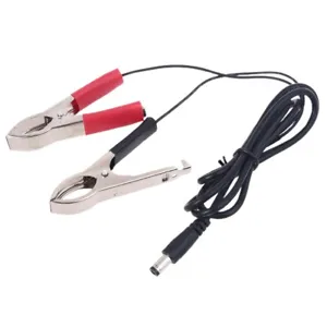 100cm DC Power Plug Male to Dual Alligator Clip Cable for Testing and Repairing Devices
