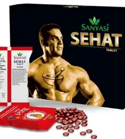 Sanyasi Sehat: Natural Herbal Supplement for Healthy Weight Gain (120 Tablets)