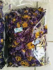Blue Lotus Nymphaea Caerulea Dried Flower Herbal Tea, 100% Organic, 6g