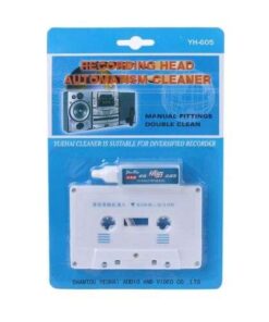 Audio Cassette Head Cleaner & Demagnetizer for Optimal Sound Quality and Longevity