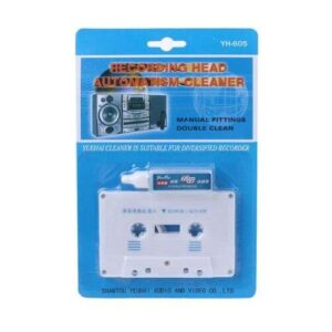 Audio Cassette Head Cleaner & Demagnetizer for Optimal Sound Quality and Longevity