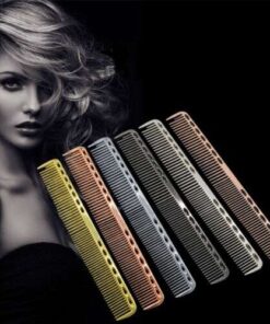 Professional Aluminum Cutting Comb for Hair Salon & Barbers
