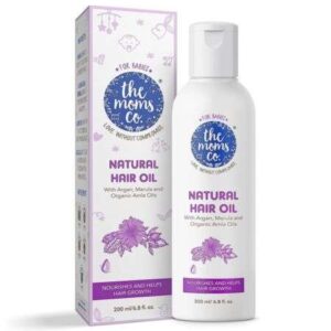 The Moms Co. Virgin Coconut Natural 10-in-1 Baby Hair Oil for Nourishing, Soft & Healthy Hair