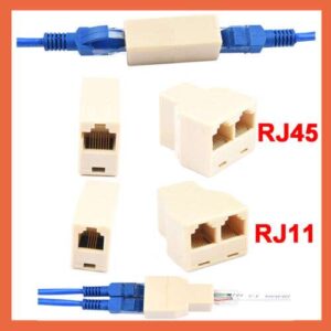RJ11 to RJ45 Adapter: Connect ADSL/DSL Modem to Phone Socket for Internet Access